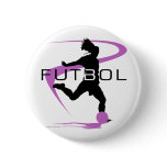 Soccer Futbol - Girls - Pink buttons