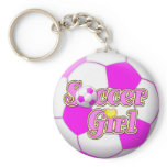 Soccer Girl Keychain