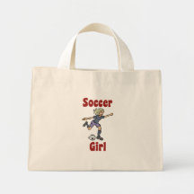 Soccer Girl Tote Bag