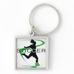 Soccer Girls 1_green keychains
