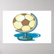 Soccer Globe Posters