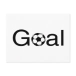 Soccer Goal postcards