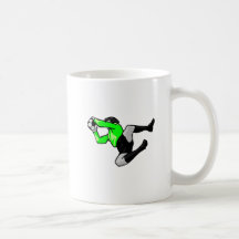 soccer goalie save graphic mug