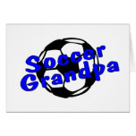 Soccer Grandpa Blue Cards