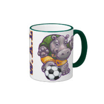 Soccer Hippo Mugs