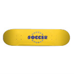 Soccer in Blue Skate Board Deck