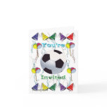 Soccer Invitation  birthday cards