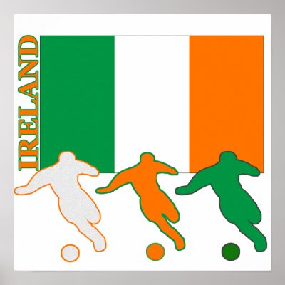 Soccer Ireland Poster by nitsupak