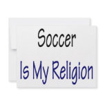 Soccer Is My Religion invitations