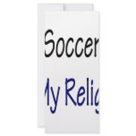 Soccer Is My Religion rack cards