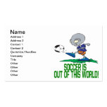 Soccer Is Out Of This World Business Card Templates
