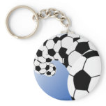 SOCCER KEYCHAIN Blue
