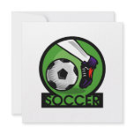 Soccer Kick T-shirts and Gifts invitations