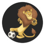 Soccer Lion Stickers