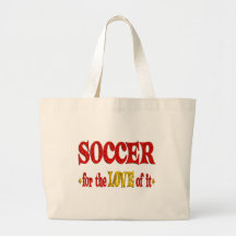 Soccer Love Canvas Bag