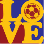 Soccer Love photo sculptures