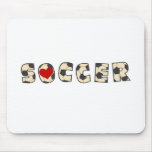 Soccer Love Tshirts and Gifts Mousepads