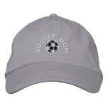 SOCCER MOM embroidered hats