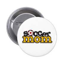 Soccer Mum Pinback Button
