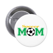 Soccer Mum Pinback Button