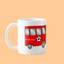 Soccer Mum Van (In Red) mugs