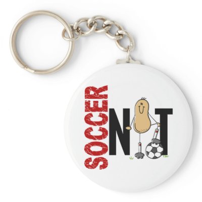 Soccer Nut 1 Key Chain by gonenuts