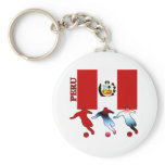 Soccer Peru keychains