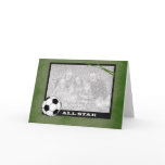 Soccer Photo Frame Card