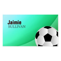 Soccer Player Business Cards