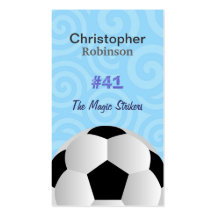 Soccer Player Business cards