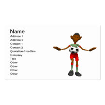 Soccer Player Business Cards