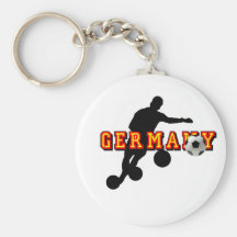 Soccer Player Germany football gear Keychain