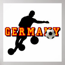 Soccer Player Germany football gear Print