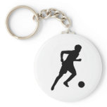 Soccer player keychains