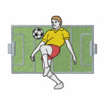 Soccer Player Logo embroidered shirts