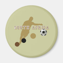 Soccer Player South Africa football players gear Fridge Magnet