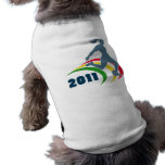 soccer player woman kicking ball side view 2011 pet clothes