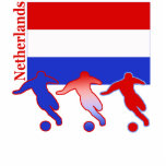 Soccer Players - Netherlands photo sculptures