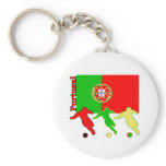 Soccer Portugal keychains