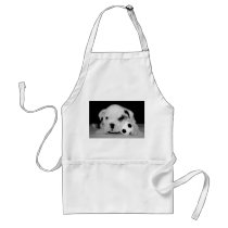 "Soccer Puppy" English Bulldog Apron