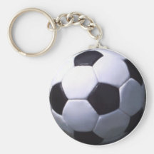 Soccer Real Football Keychain