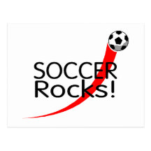 Soccer Rocks Post Cards