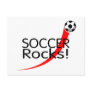 Soccer Rocks Post Cards