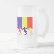 Soccer Romania Coffee Mugs