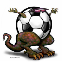 Soccer-Saurus Rex Photo Cutout