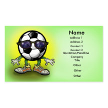 Soccer Shades Business Card Templates
