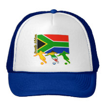 Soccer South Africa Mesh Hats