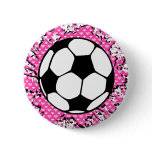 soccer splat. buttons