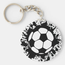 soccer splat. key chain