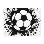 soccer splat. postcards